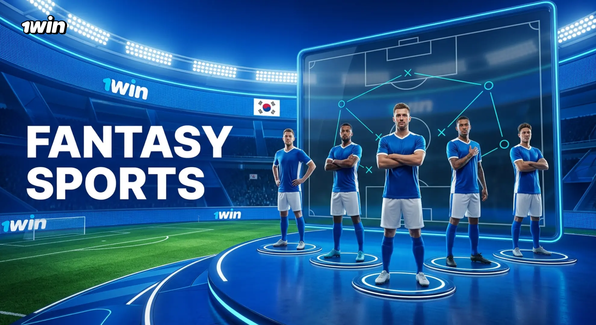 Fantasy sports at 1win with football basketball and other virtual team challenges based on player performance